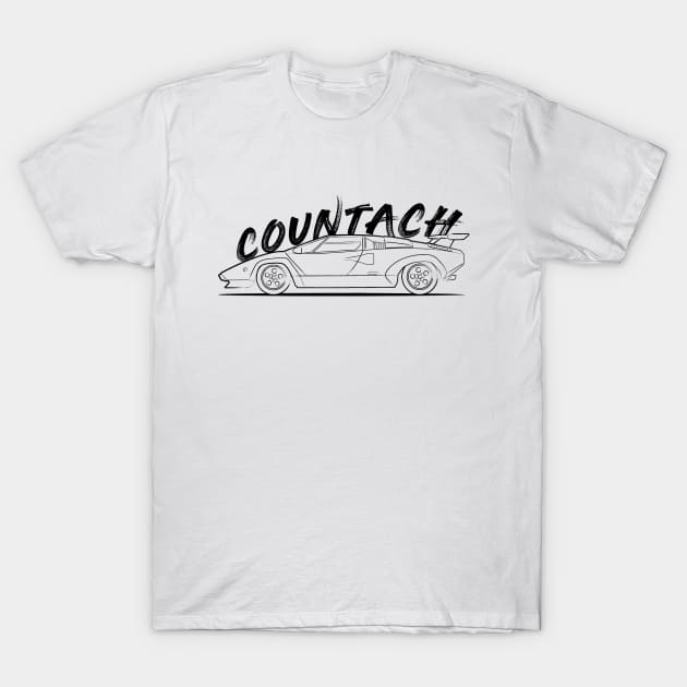 Countach T-Shirt by turboosted